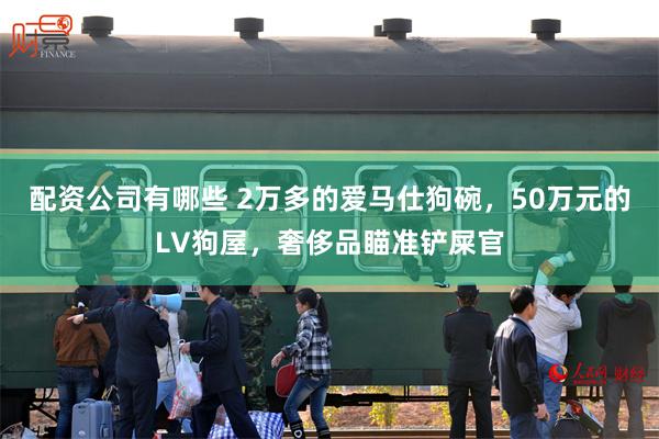 配资公司有哪些 2万多的爱马仕狗碗，50万元的LV狗屋，奢侈品瞄准铲屎官