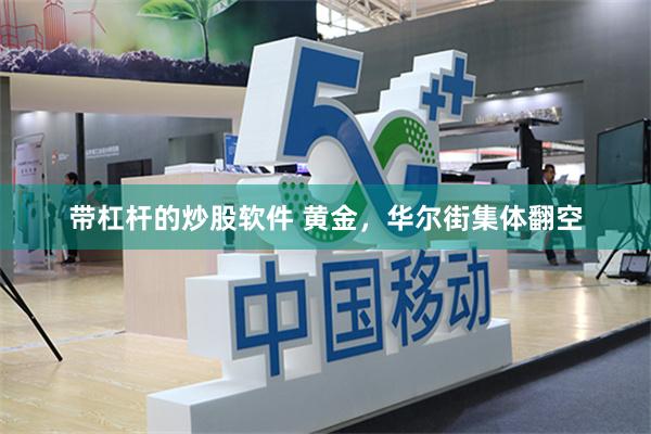 带杠杆的炒股软件 黄金，华尔街集体翻空