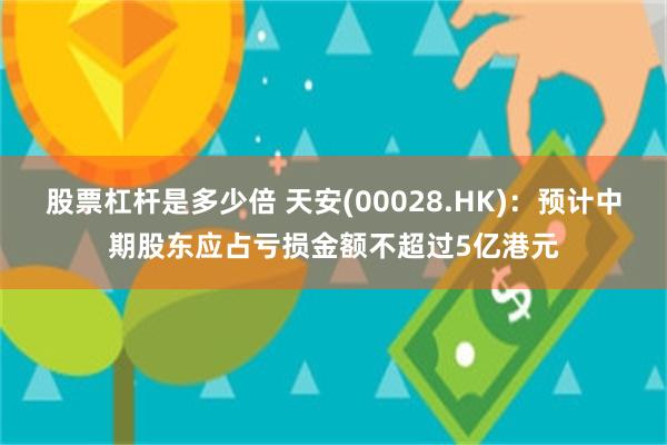 股票杠杆是多少倍 天安(00028.HK)：预计中期股东应占亏损金额不超过5亿港元