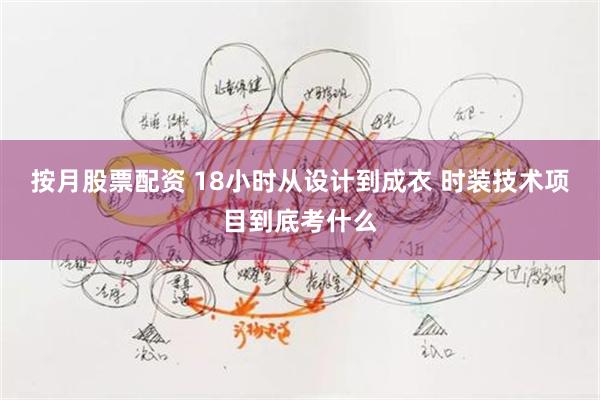 按月股票配资 18小时从设计到成衣 时装技术项目到底考什么