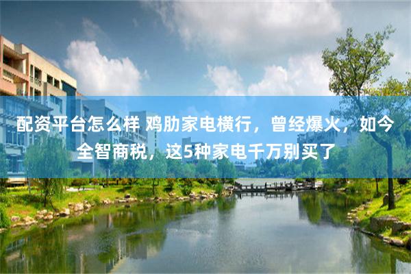 配资平台怎么样 鸡肋家电横行，曾经爆火，如今全智商税，这5种家电千万别买了
