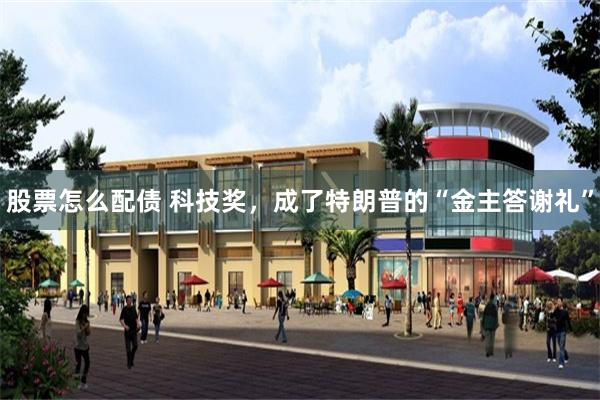 股票怎么配债 科技奖，成了特朗普的“金主答谢礼”