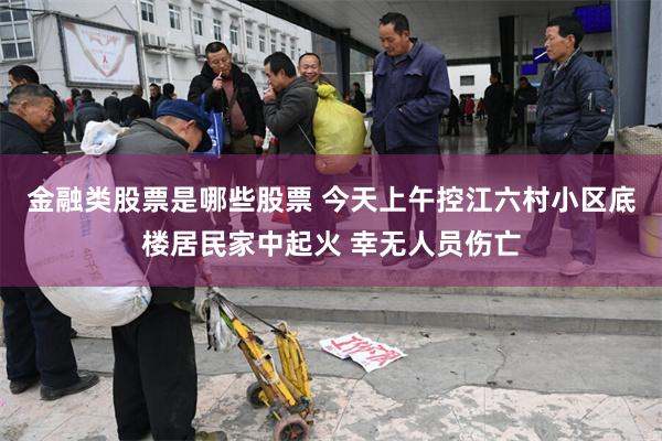 金融类股票是哪些股票 今天上午控江六村小区底楼居民家中起火 幸无人员伤亡